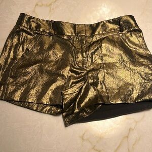BCBG MaxAzria gold shorts - never worn